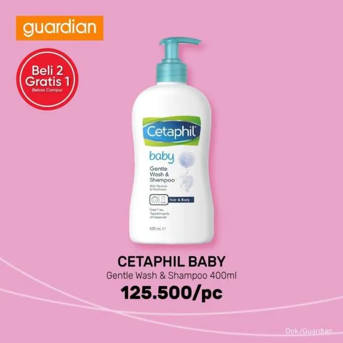 Promo Cetaphil Beli 2 Gratis 1 di Guardian