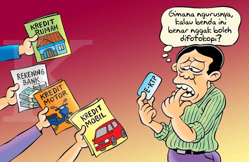 Larangan Fotocopy E-KTP Bikin Repot