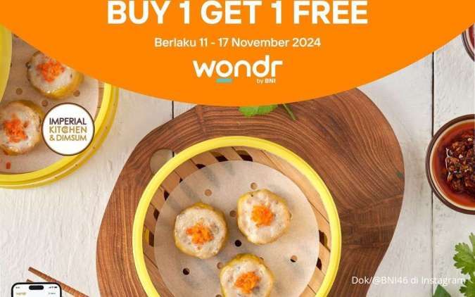 7 Promo 11.11 Wondr by BNI Akan Berakhir Besok, Ada Promo Makanan Buy 1 Get 1 Free