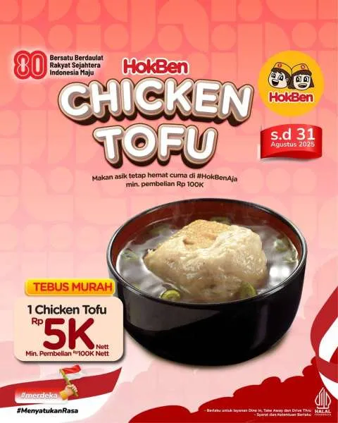 Promo HokBen Tebus Murah Katsu Sando Chicken Tofu