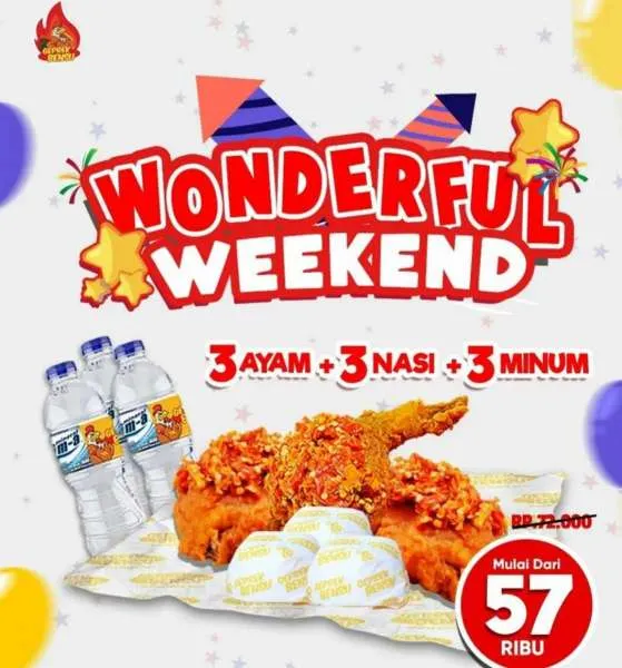 Promo Geprek Bensu Weekend 17-18 Desember 2022