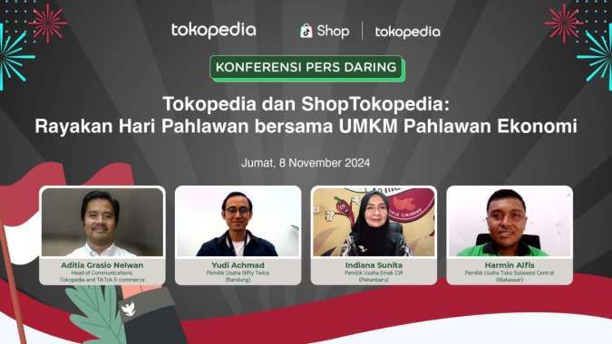 Tokopedia & ShopTokopedia Rayakan Hari Pahlawan bersama UMKM Lokal dari Pulau Sumatra