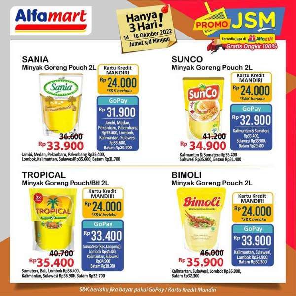 Promo JSM Alfamart 14-16 Oktober 2022