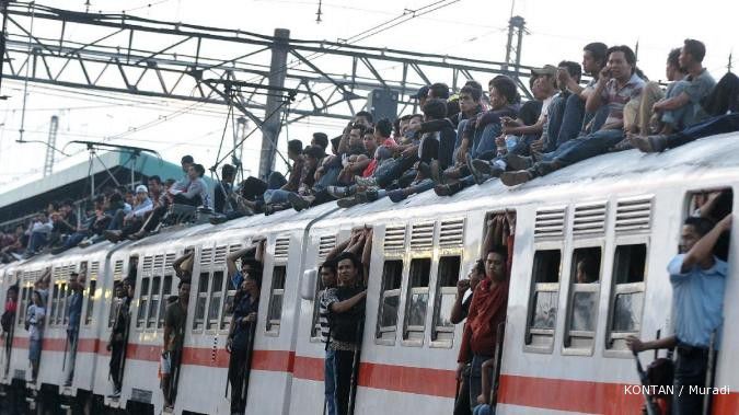 Semester I, jumlah penumpang kereta api turun