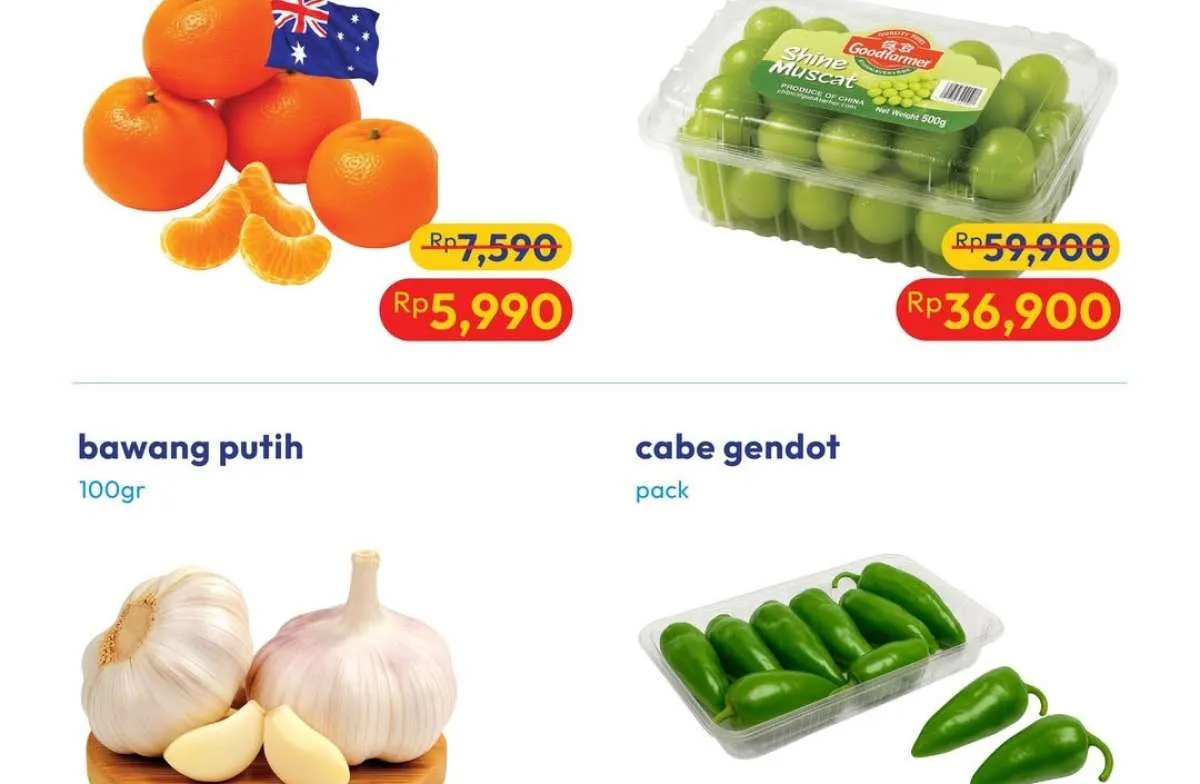 Promo Hypermart Weekday 2-4 September 2025, Cabe Gendot-Apel Fuji Harga Spesial