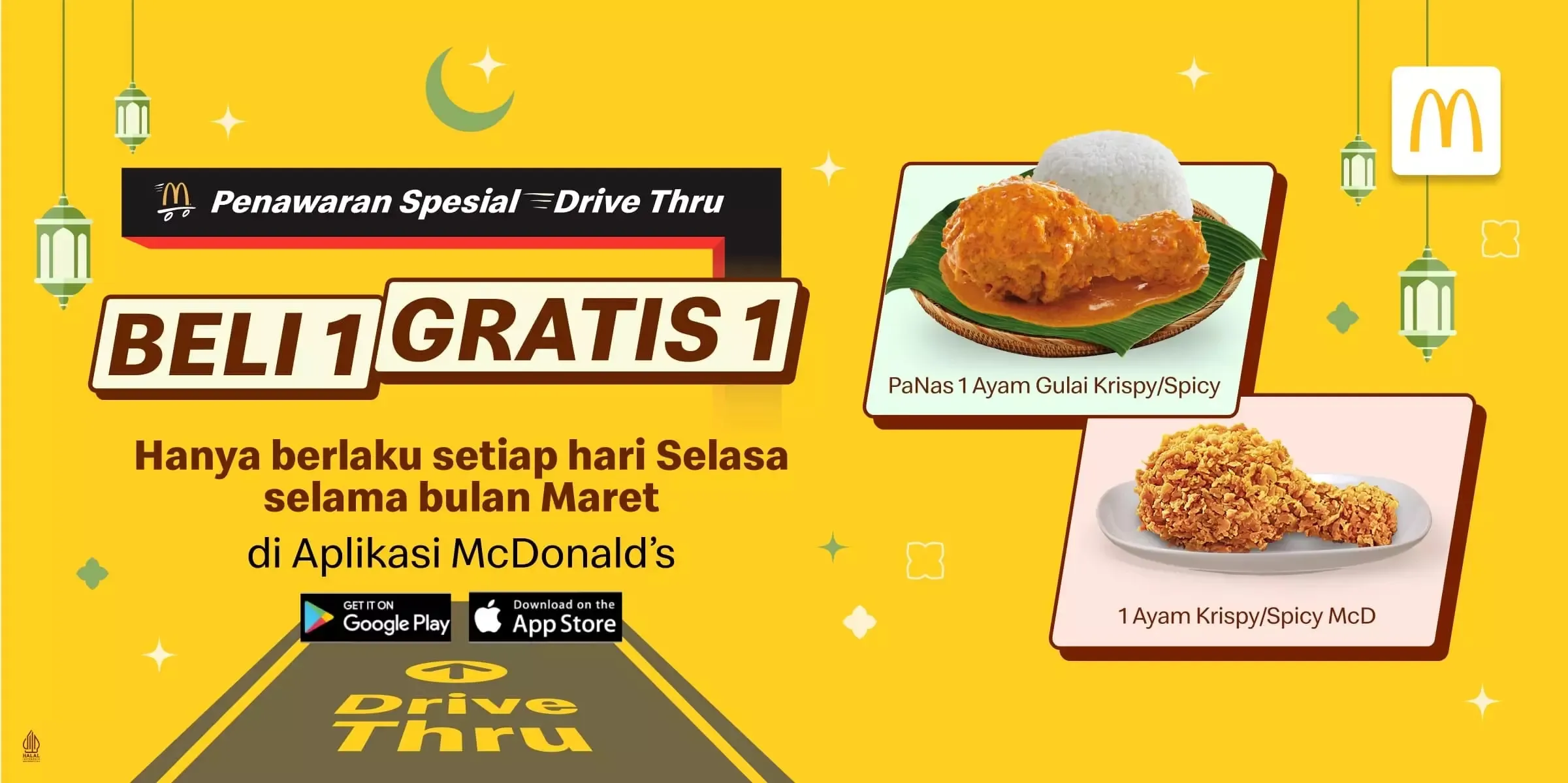 Promo McD Beli 1 Gratis 1 khusus Selasa