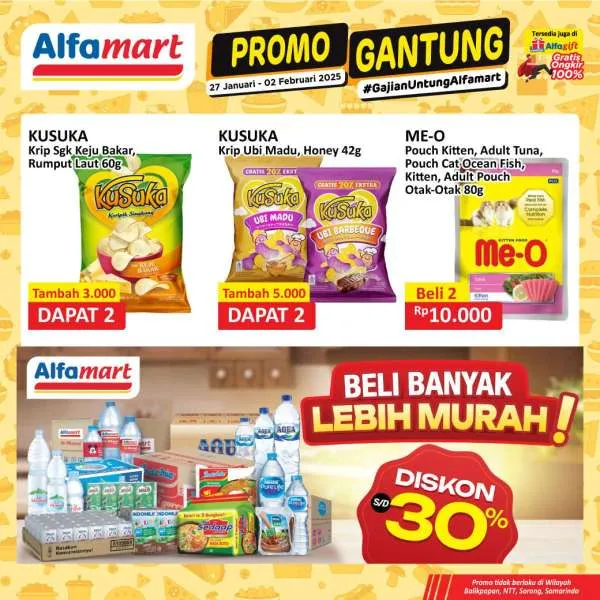 Promo Alfamart Gantung Periode 27 Januari-2 Februari 2025