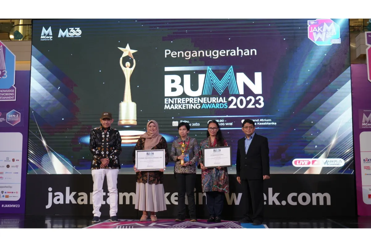 Angkasa Pura I Raih Dua Penghargaan dalam BUMN Entrepreneurial Marketing Awards