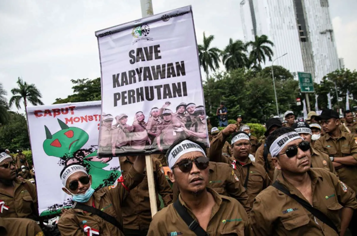 Minta SK Menteri LHK Dicabut, Karyawan Perhutani Beri Waktu 2 Pekan 