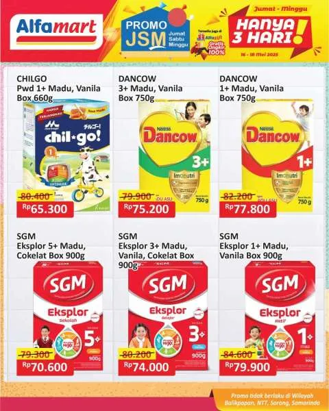 Promo JSM Alfamart Periode 16-18 Mei 2025