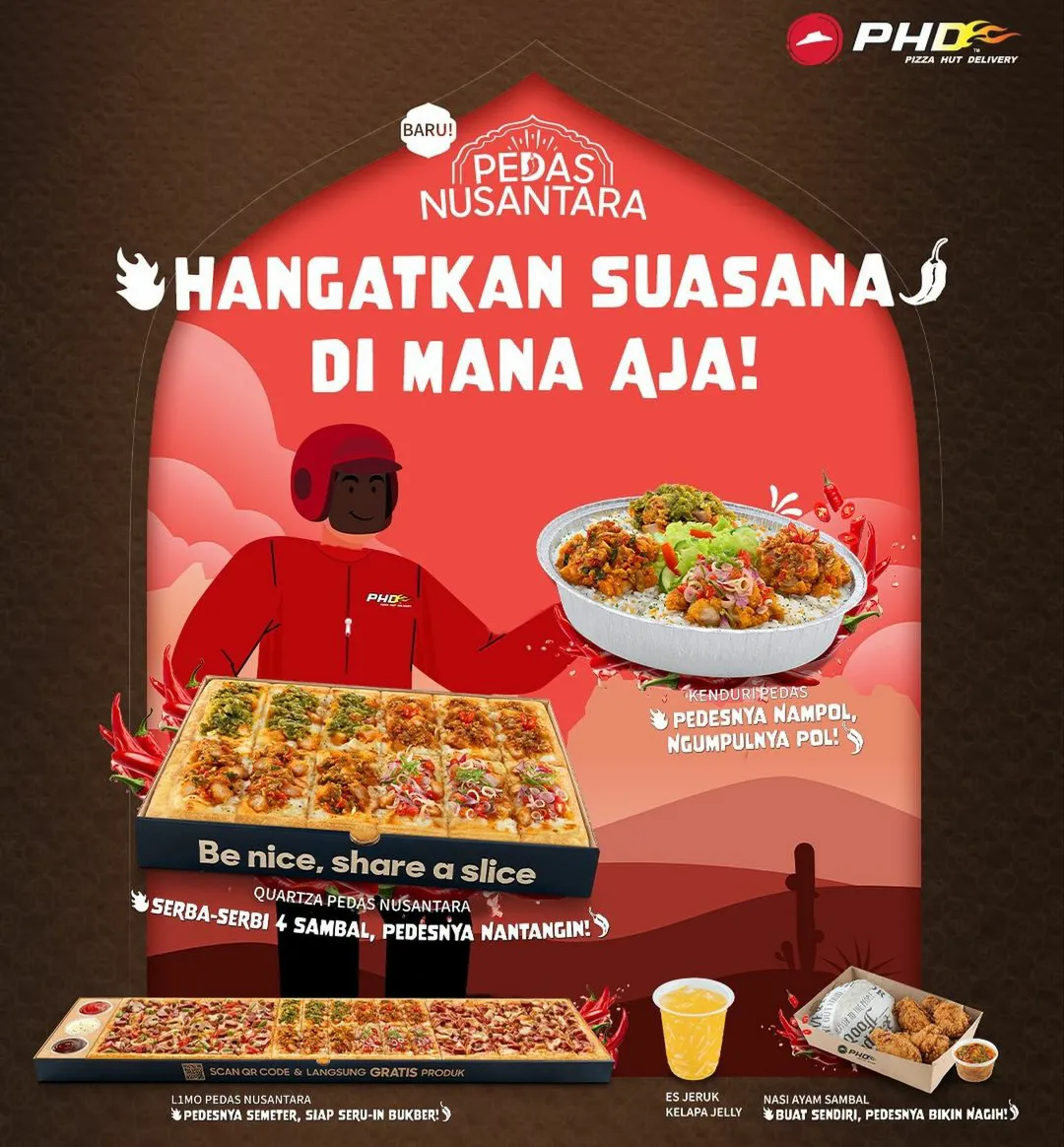Promo PHD menu baru paket Pedas Nusantara