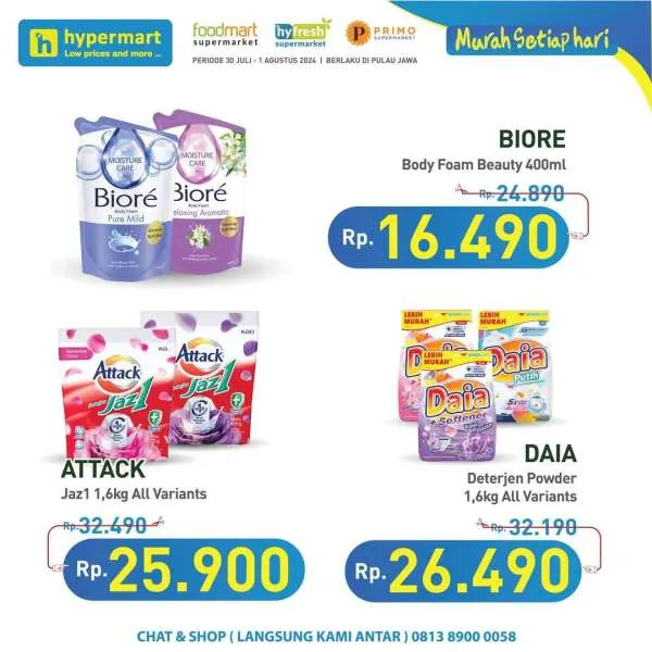 Promo Hypermart Hyper Diskon Weekday Periode 30 Juli-1 Agustus 2024