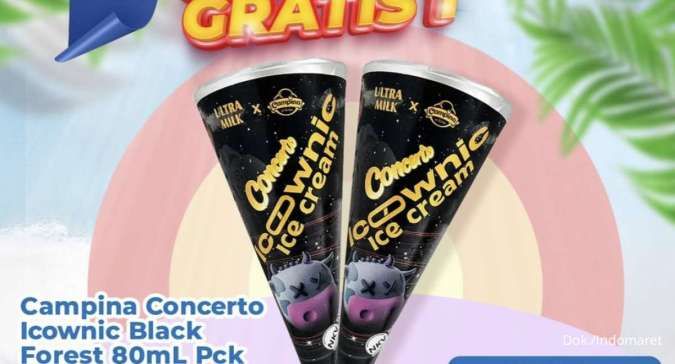 Promo Indomaret Es Krim Day 17 November 2024, Beli 1 Gratis 1 Es Krim Concerto