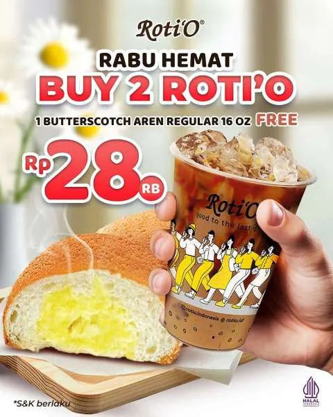 Promo RotiO Tiap Rabu Periode Oktober 2025
