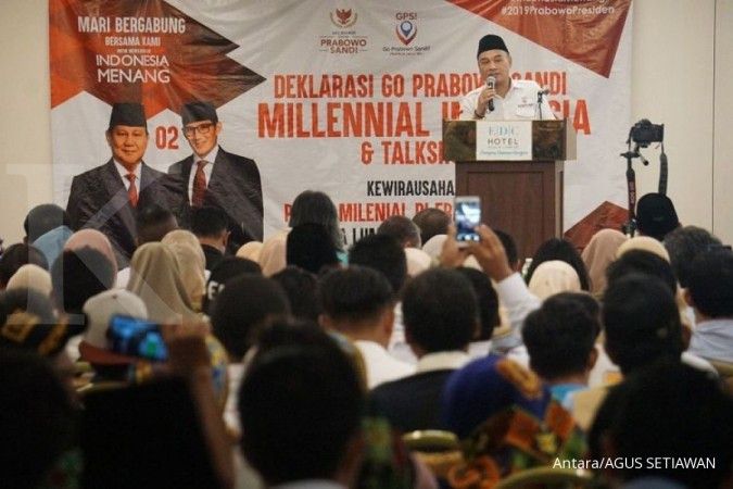 Relawan milenial di Kuala Lumpur deklarasi dukung Prabowo-Sandi
