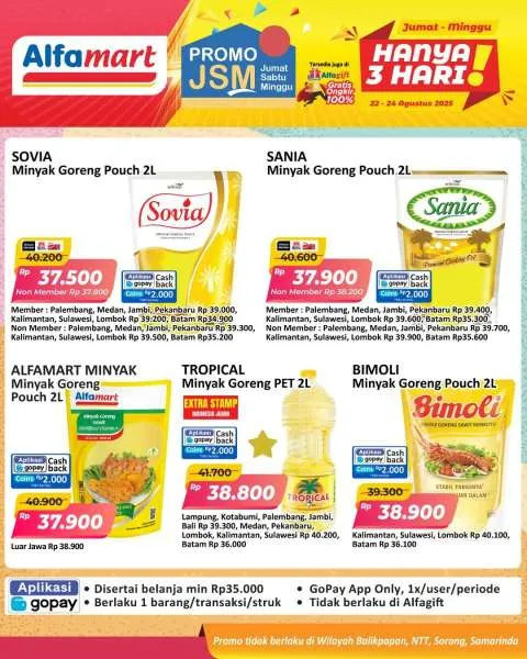 Promo JSM Alfamart Periode 22-24 Agustus 2025