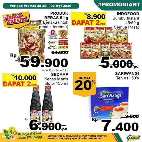 Promo Giant 28 Juli – 3 Agustus 2020