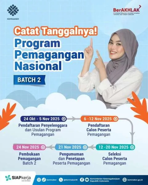Pendaftaran Program Pemagangan Nasional Batch 2