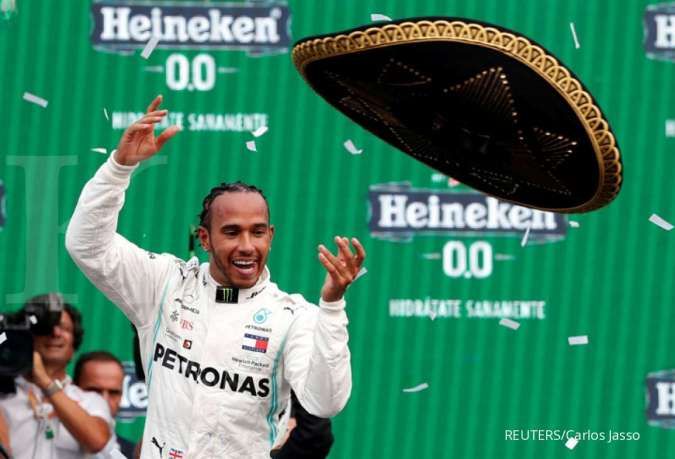 Lewis Hamilton cetak sejarah di Formula 1 usai rebut pole position GP Hunggaria