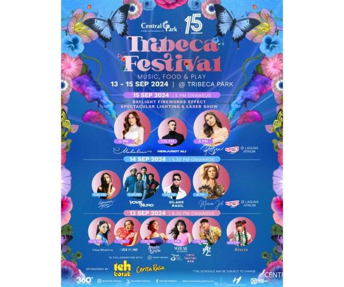 Sambut HUT ke-15, Central Park Mall Selenggarakan Event Bertajuk Festive Fifteen