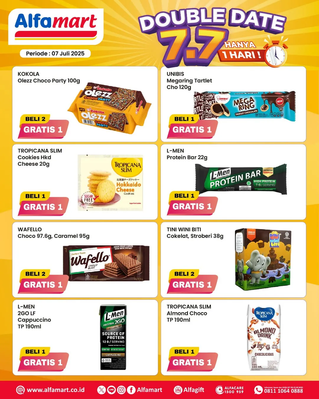 Promo 7.7 Alfamart Periode 7 Juli 2025