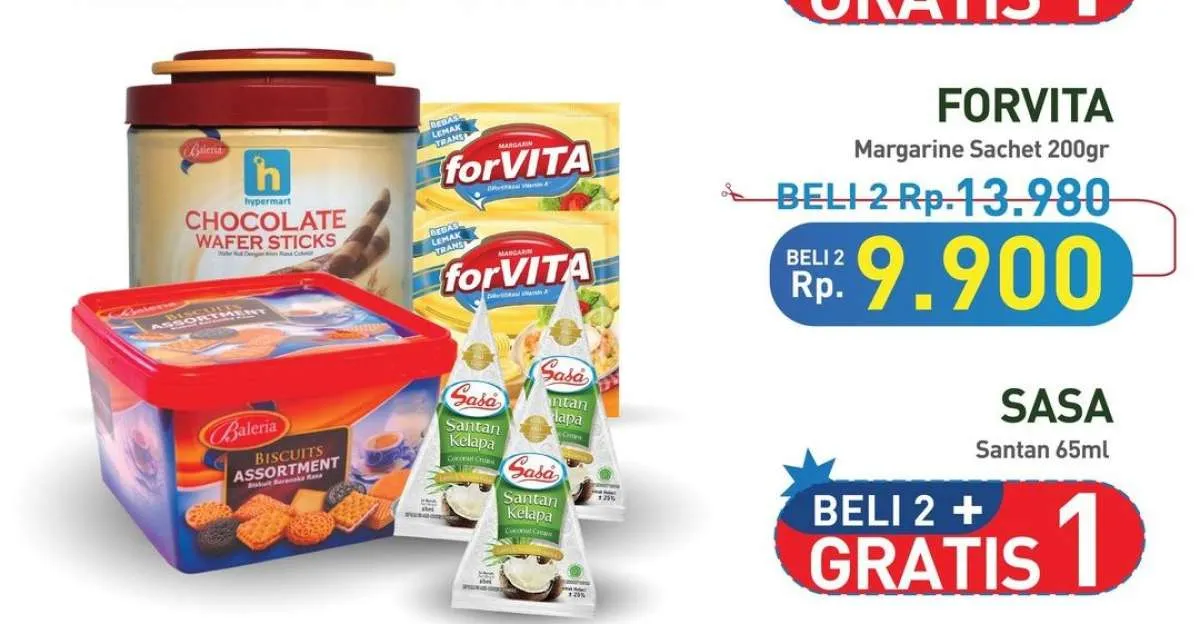 Promo Hypermart Beli Banyak Lebih Hemat 16-22 Agustus 2024, Ada Promo Beli 2 Gratis 1