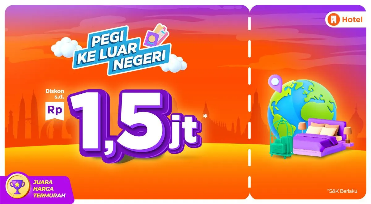 Promo PegiPegi ke Luar Negeri Selama Desember 2023, Diskon Hotel hingga Rp 1,5 Juta