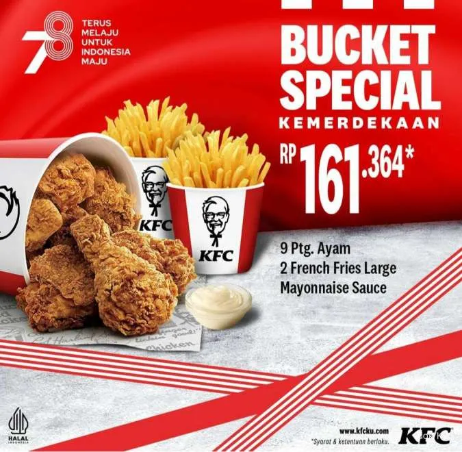 Promo KFC Bucket Special Kemerdekaan 