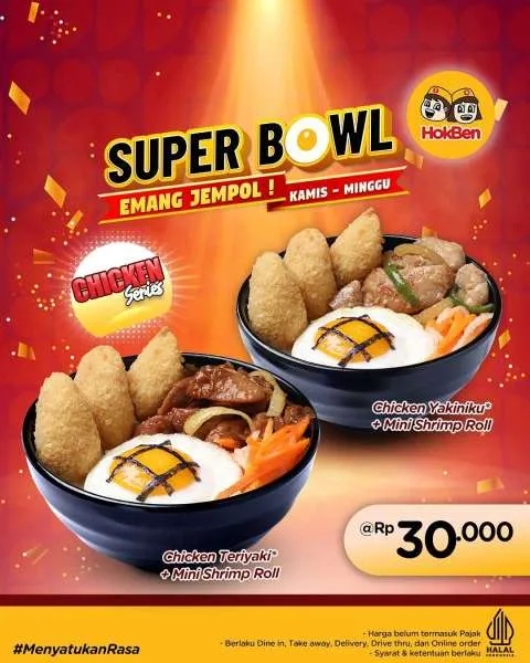 Promo Hokben Super Bowl Chicken Series