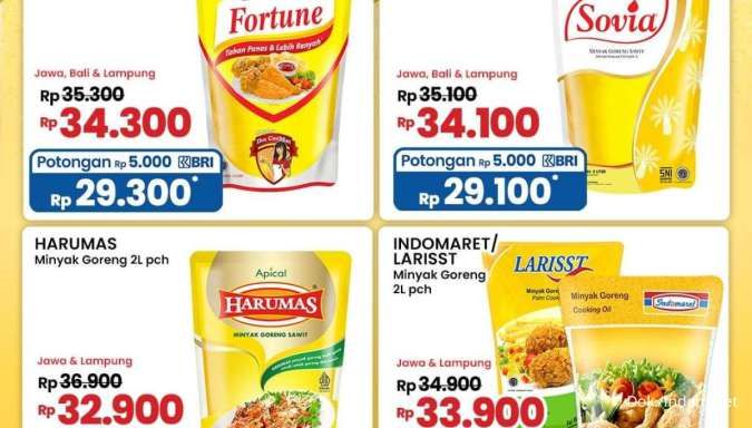 Promo Indomaret Minyak Murah sampai 2 Oktober 2024, Harga Mulai Rp 26.000-an!