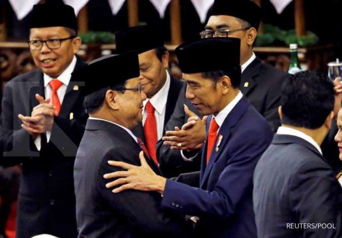 Kalah pilpres berkali-kali, kini Prabowo Subianto jadi menteri pertahanan Jokowi
