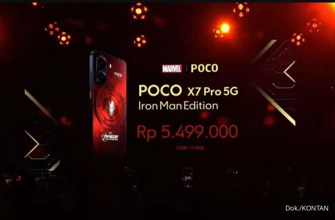 Unboxing Poco X7 Pro Iron Man Edition, Cek Detail Informasi Fitur-fiturnya