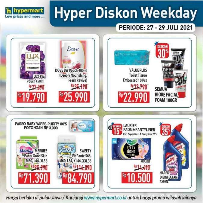 Promo Hypermart weekday 27-29 Juli 2021 