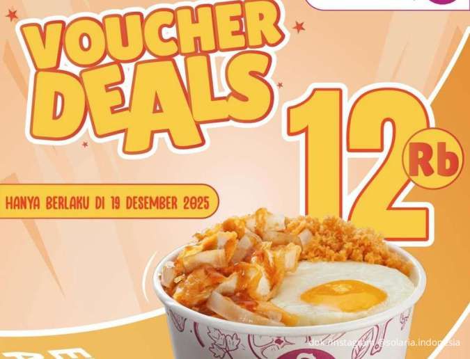 Cuma Hari Ini! Nikmati Bowl Ayam Mentega Rp 12.000 di Promo Solaria Voucher Deals