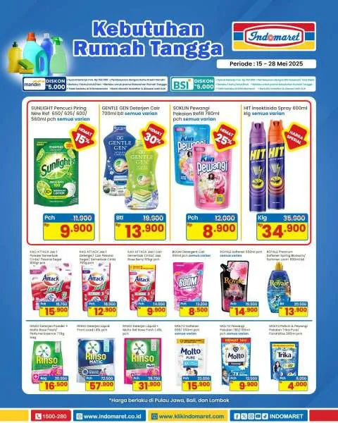 Promo Indomaret Super Hemat Periode 15-28 Mei 2025