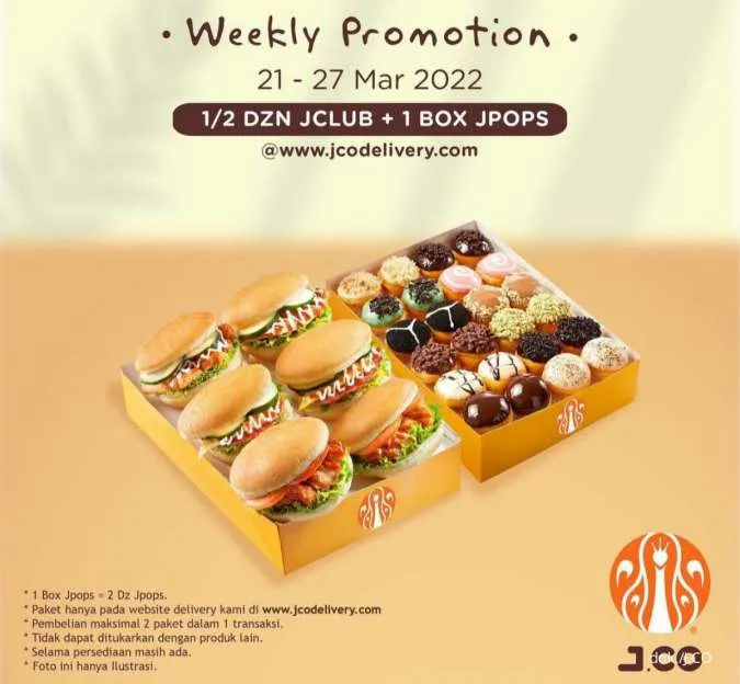 Promo Mingguan J.CO 21-27 Maret 2022