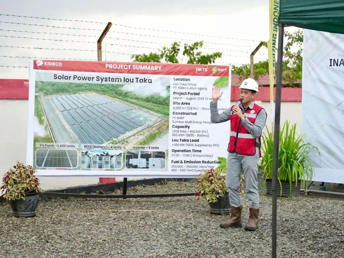 Indika Energy Tambah Portofolio EBT lewat PLTS di Kaltim, Kapasitas Capai 360 kW