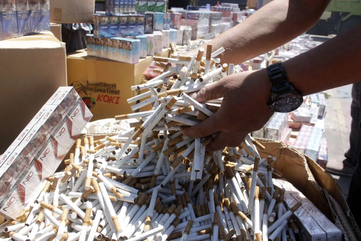 Bea Cukai wilayah Jawa Timur berantas peredaran rokok ilegal