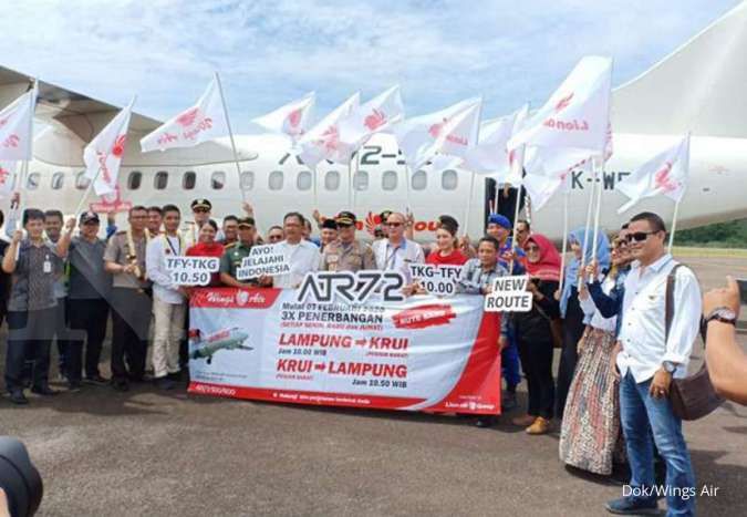 Hore! Wings Air resmikan rute Tanjung Karang ke Krui pulang-pergi 
