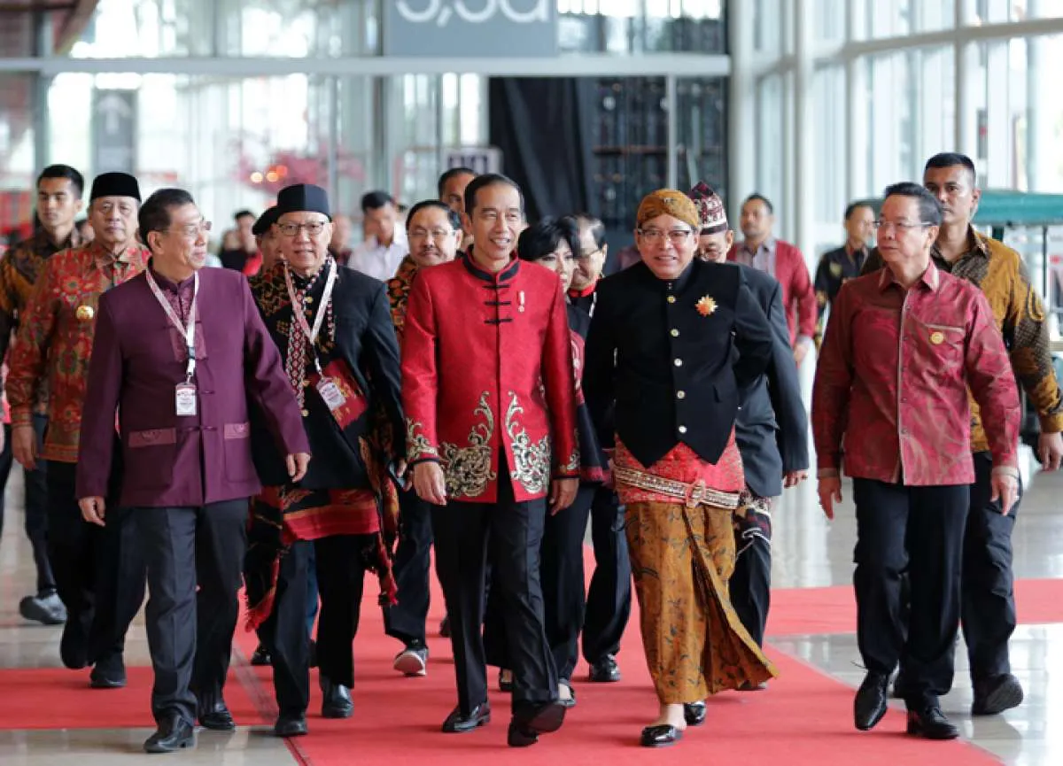 Jokowi: Shio saya kerbau, katanya tahun ini saya harus kerja keras