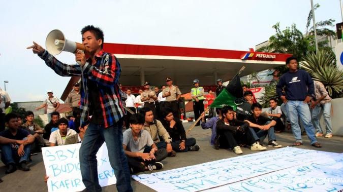 Pertamina kosongkan SPBU di lokasi demonstrasi