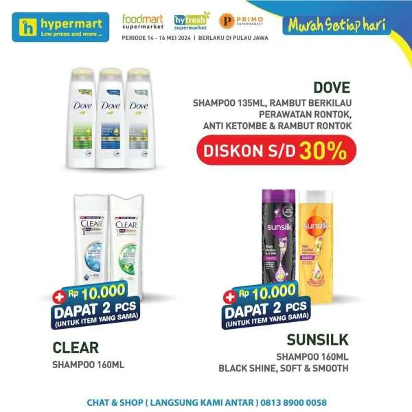 Promo Hypermart Hyper Diskon Weekday Periode 14-16 Mei 2024