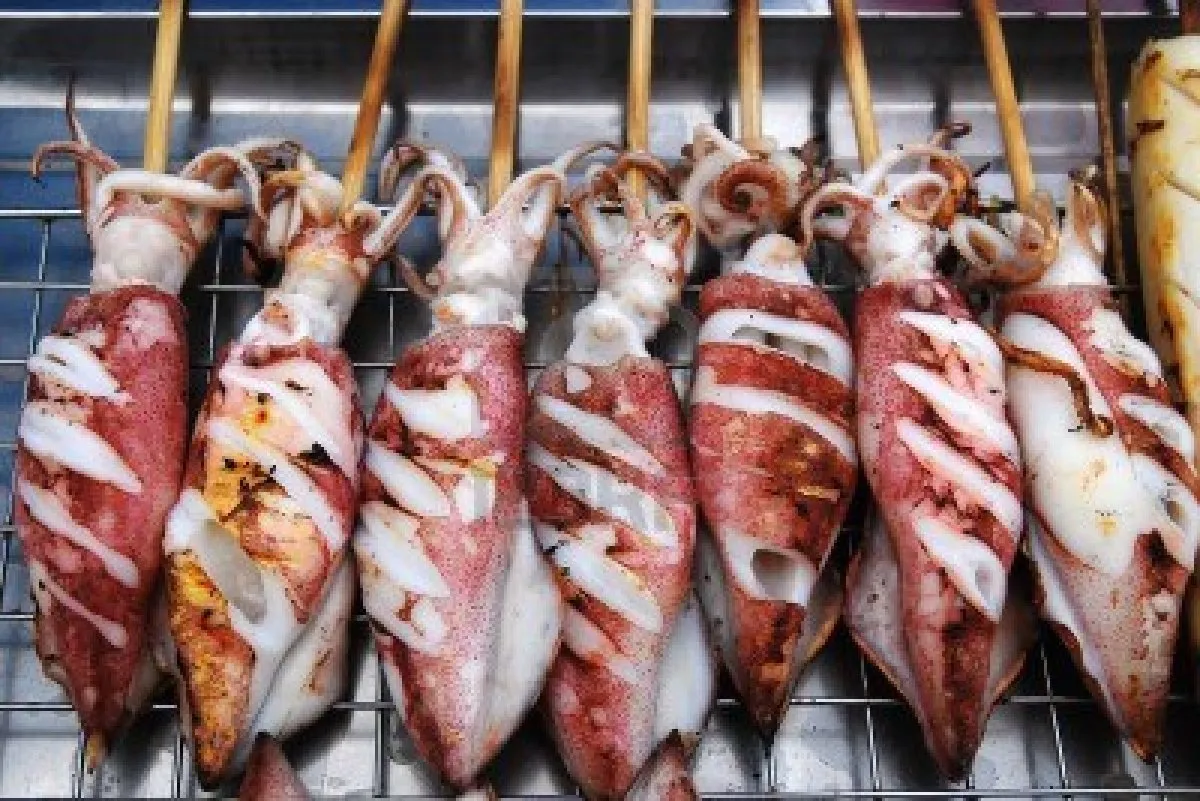 Resep Hidangan Laut Cumi Panggang Isi Keju Super Meleleh, Anti Bau Amis