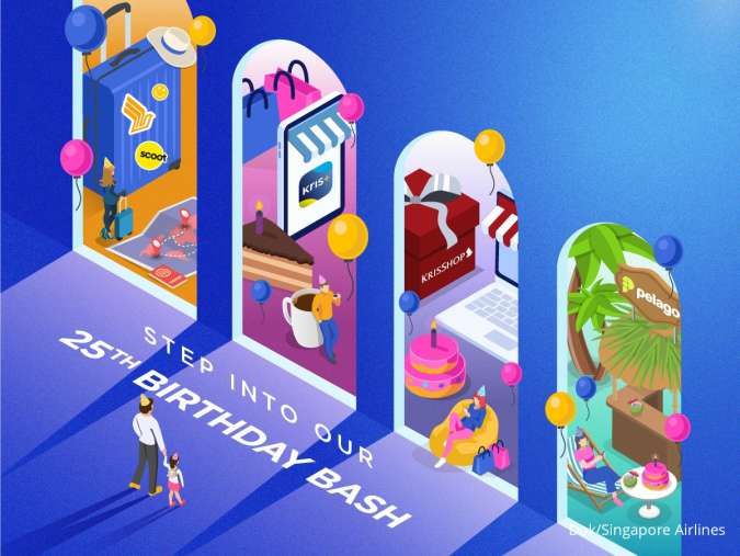 Krisflyer Ultah ke-25 & Tonggak Pencapaian Keanggotaan dengan Promosi Ekslusif