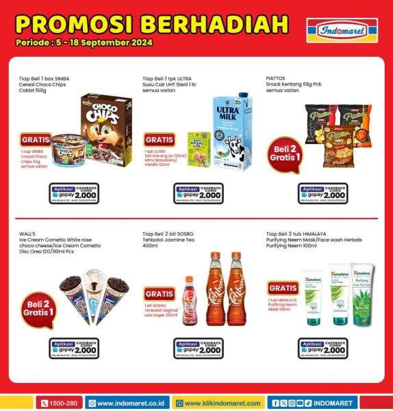 Promo Berhadiah Indomaret Periode 5-18 September 2024