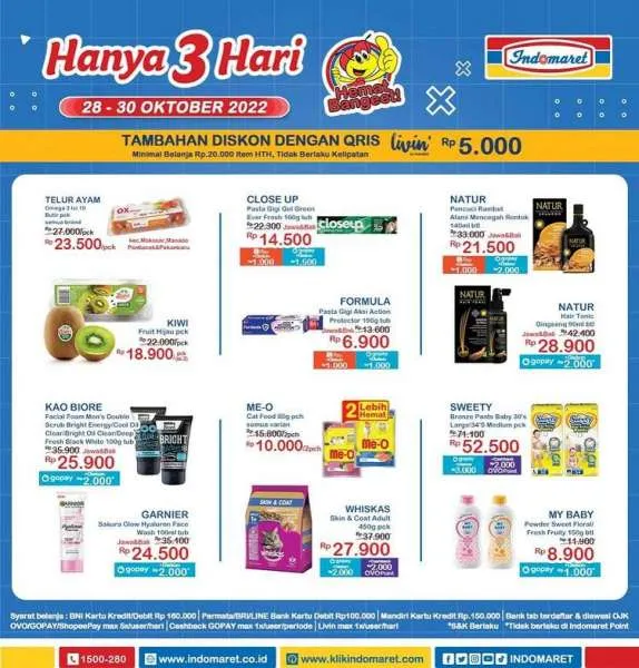 Katalog Promo JSM Indomaret 28-30 Oktober 2022