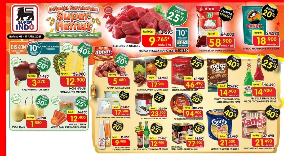 Promo JSM Superindo 9-11 April 2021, diskon rutin saban weekend!