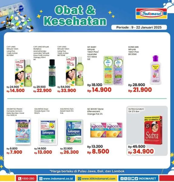 Promo Indomaret Super Hemat Periode 9-22 Januari 2025