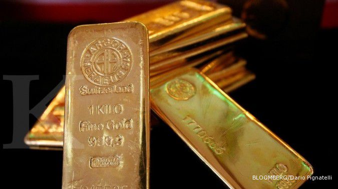 Penguatan dollar AS menekan harga emas