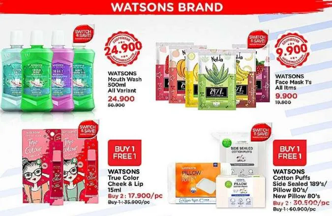 Promo Watsons Weekend Special Periode 12-16 Mei 2022